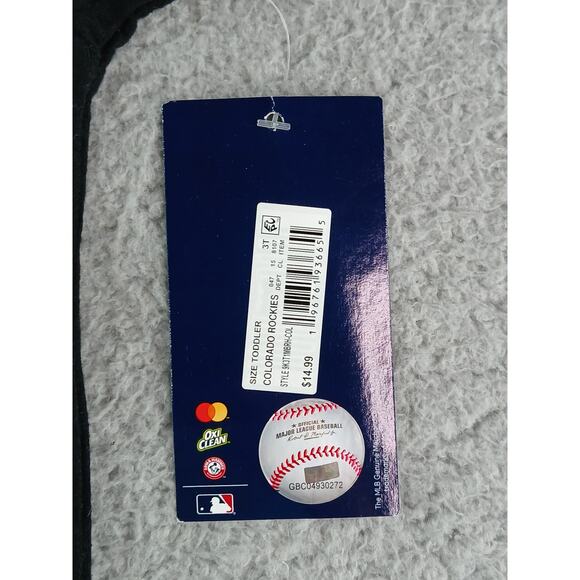 Colorado Rockies MLB Tee Toddler Girls 3T Black Purple Baseball T-Shirt NWT - Picture 3 of 8